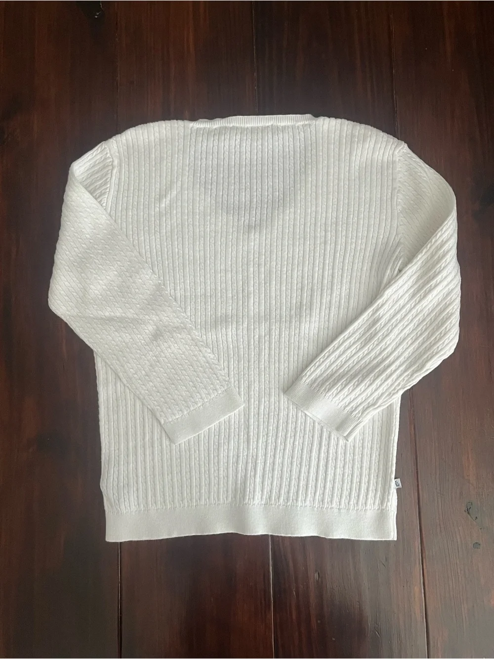 Lauren Ralph Lauren Ivory Cable Knit Sweater Size S